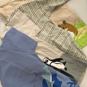 Muji Striped & Graphic Shirts Multi-Pack